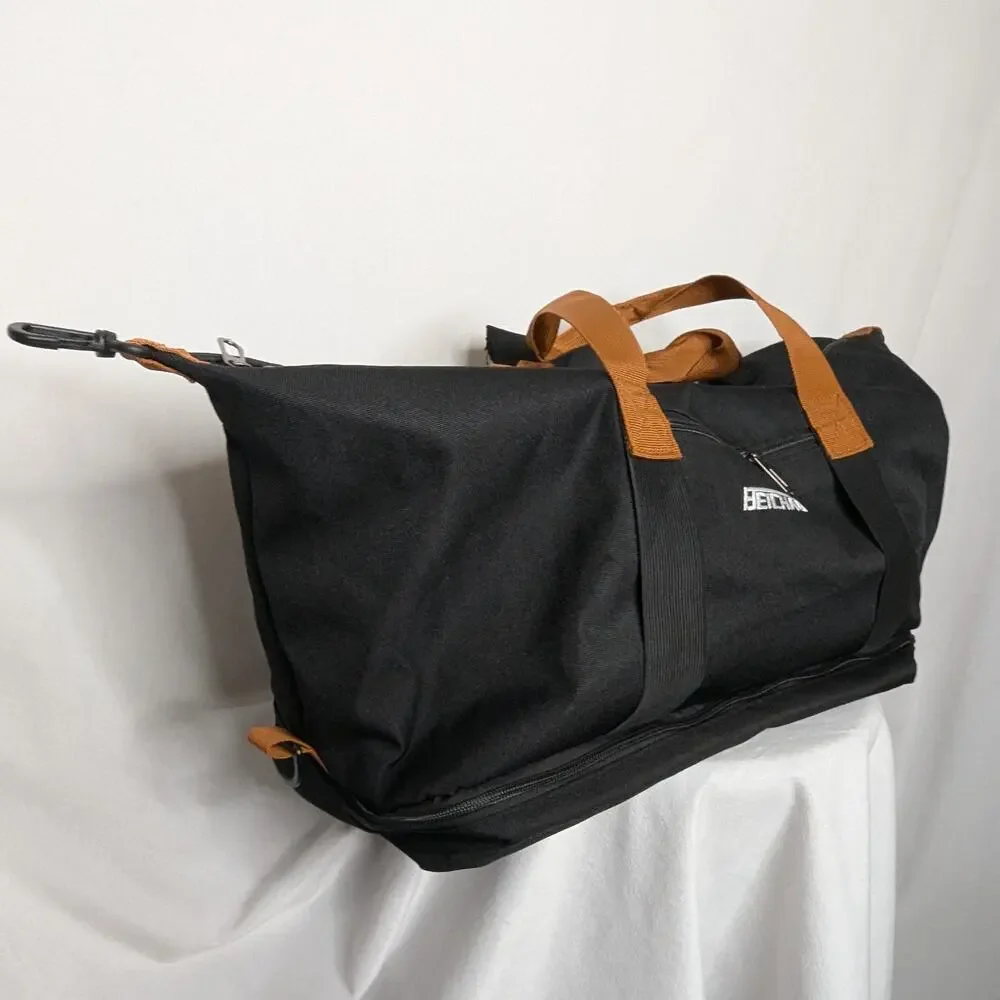 Men's Bags Casual Insulated duffle Bag Black Gym Travel Workout Duffle Bag